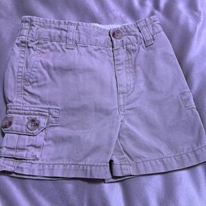 Kids Khaki Cargo Shorts